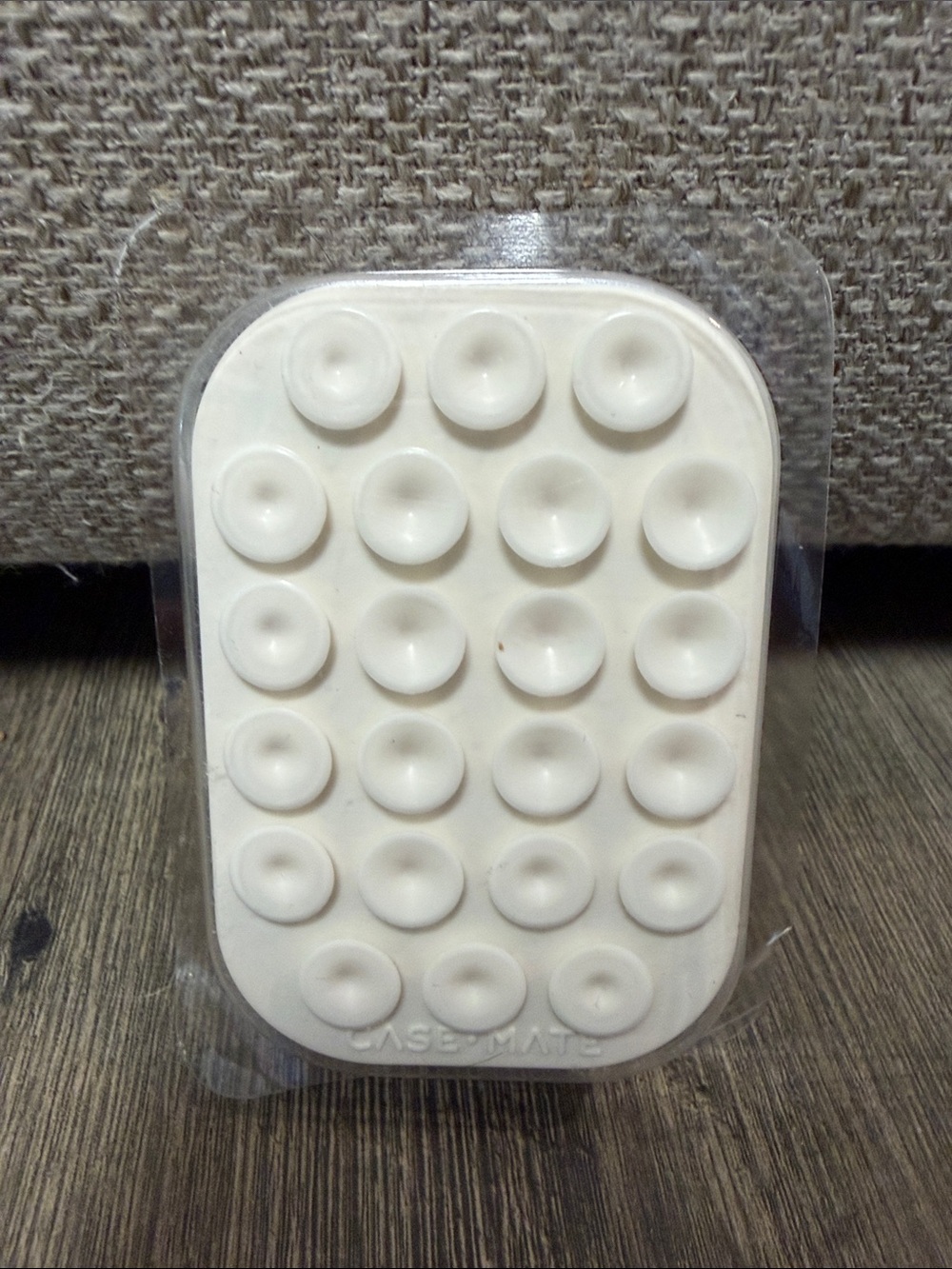 Case-Mate Stick It! Adhesive Suction Phone Mount White Brand New